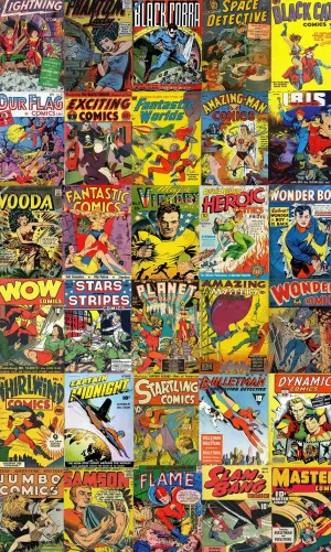 Hey Kids, Comics! (472 Piece Wooden Jigsaw Puzzle)