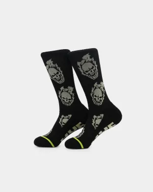 HUF X Marvel Ghost Rider Socks Black