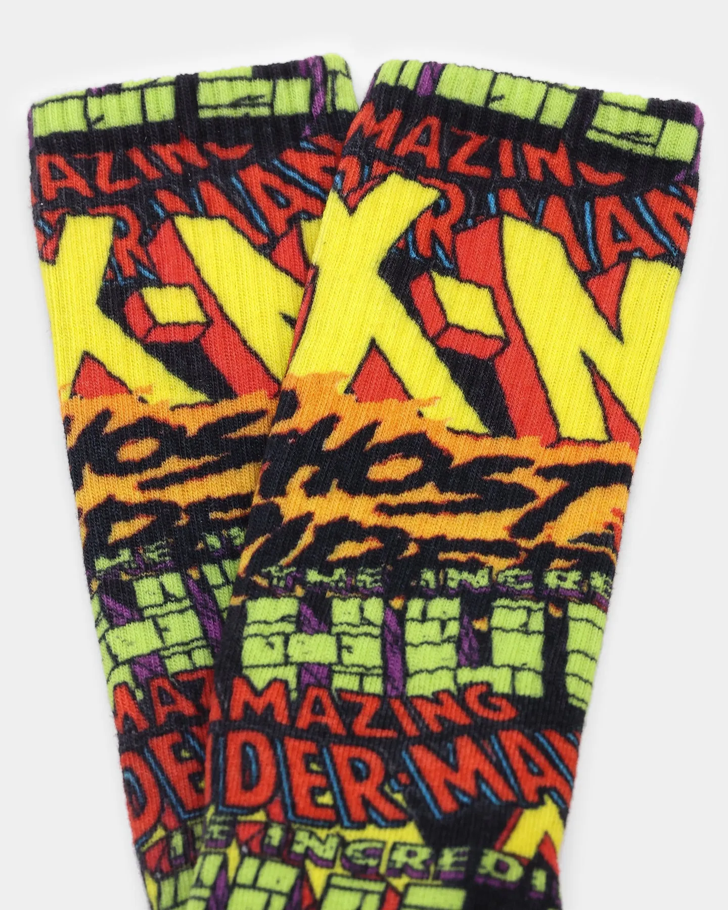 HUF X Marvel Marvel Logo Socks Multi-coloured