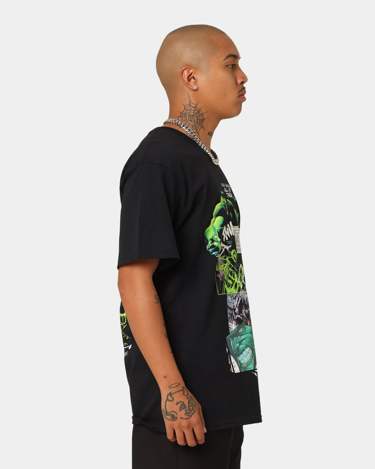 HUF X Marvel Smash Up T-Shirt Black