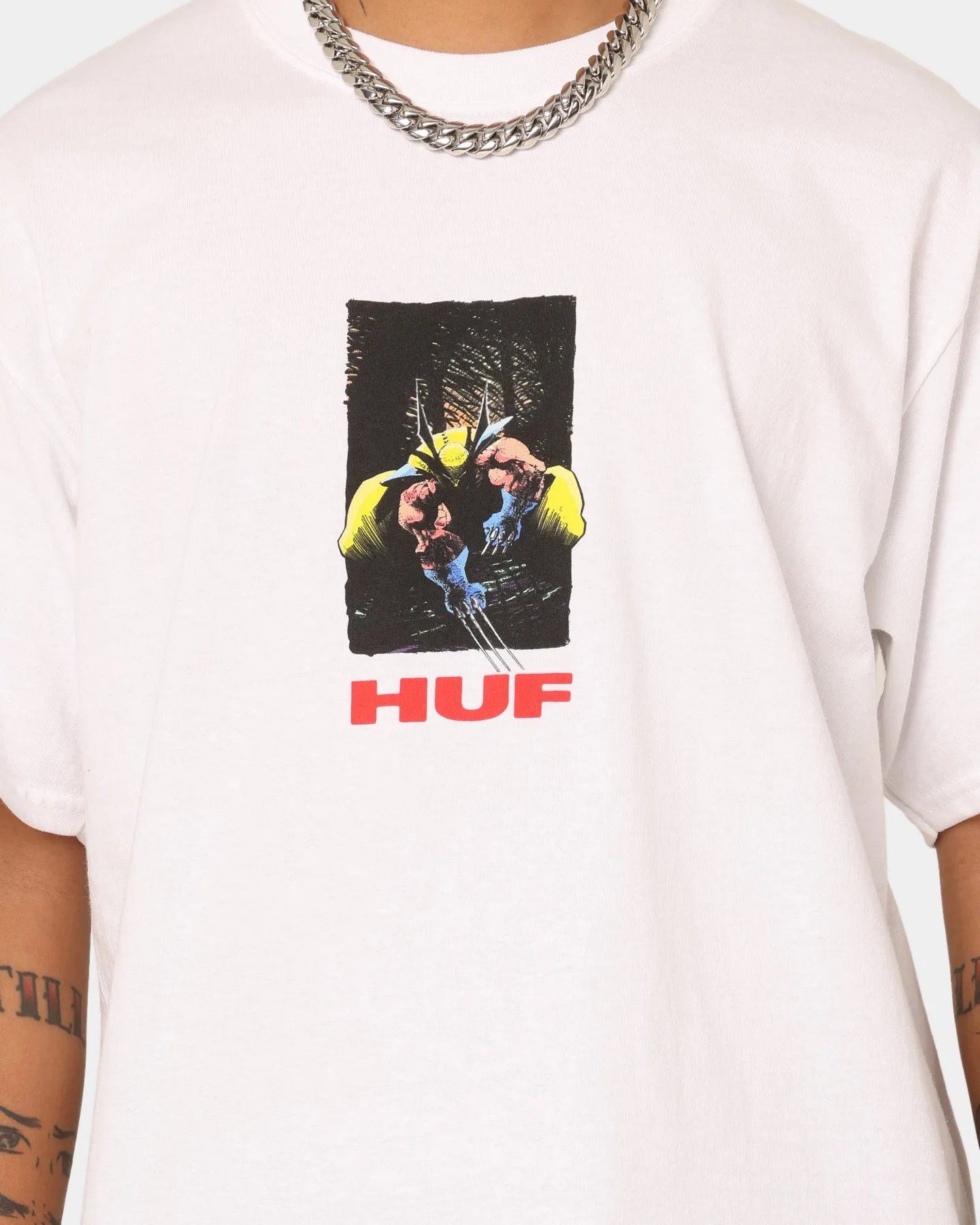 HUF X Marvel Wolverine T-Shirt White