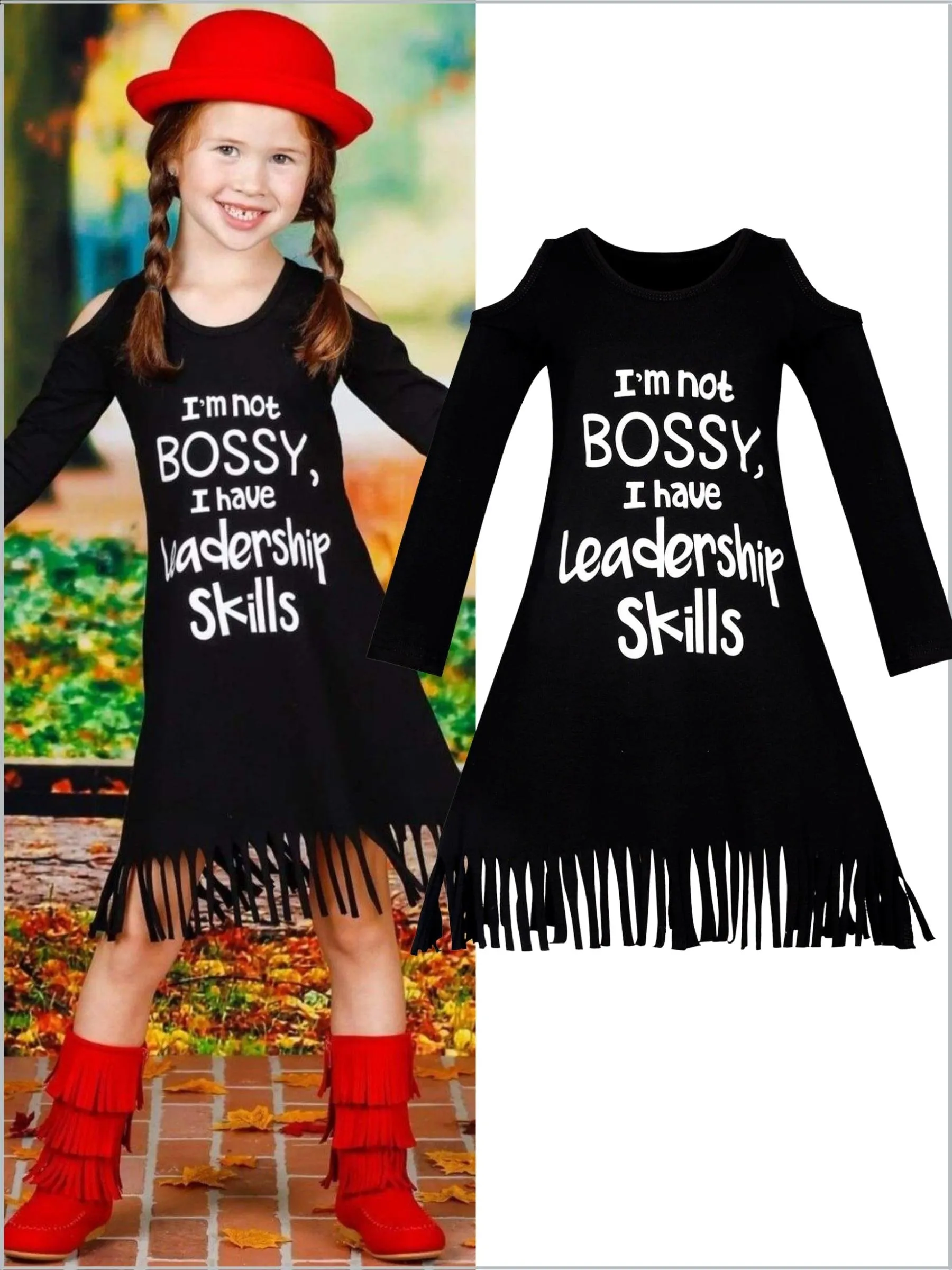 I Have Leadership Skills Fringe Dress