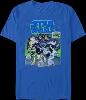 In Battle With Darth Vader Star Wars T-Shirt