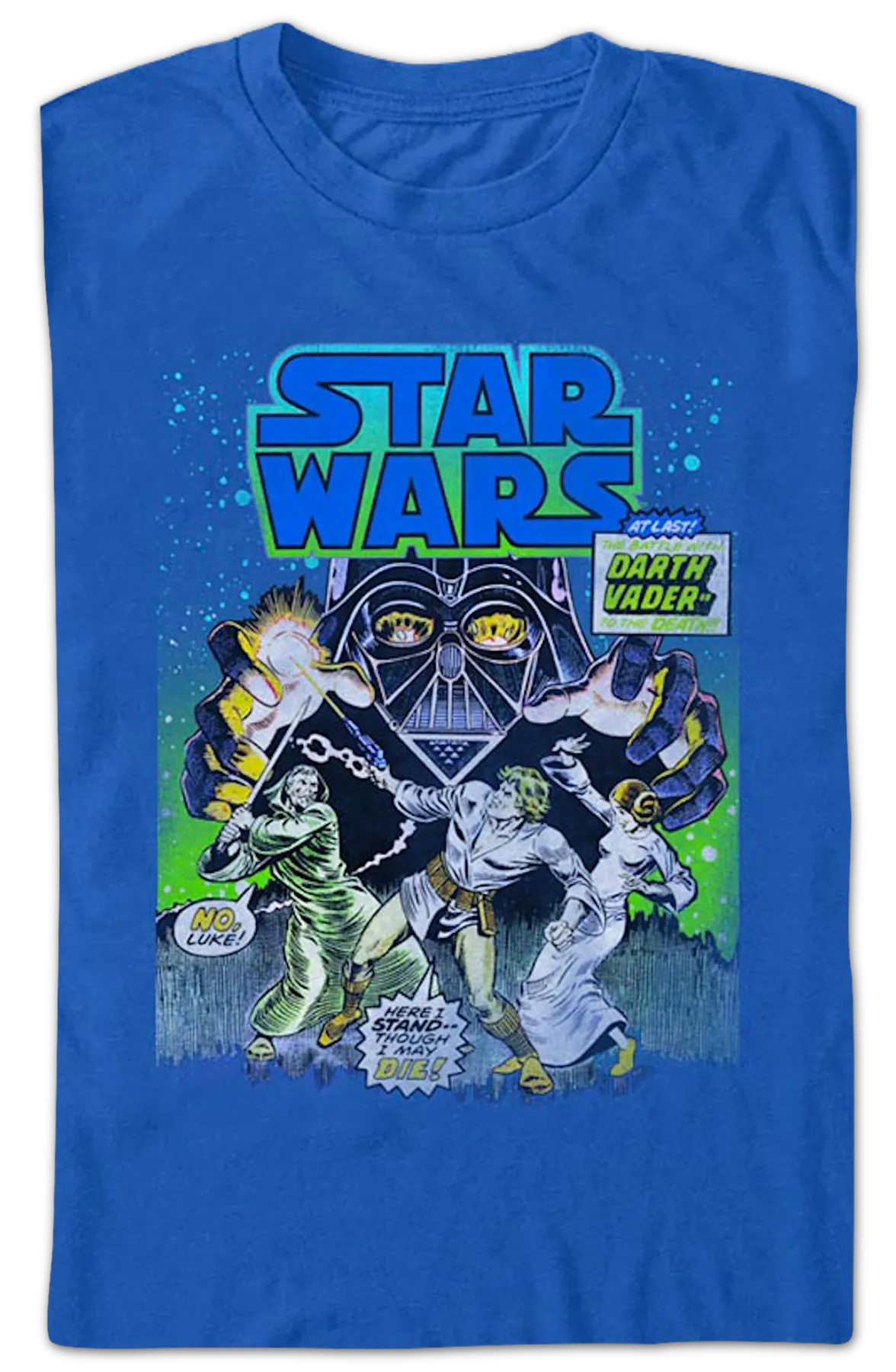 In Battle With Darth Vader Star Wars T-Shirt