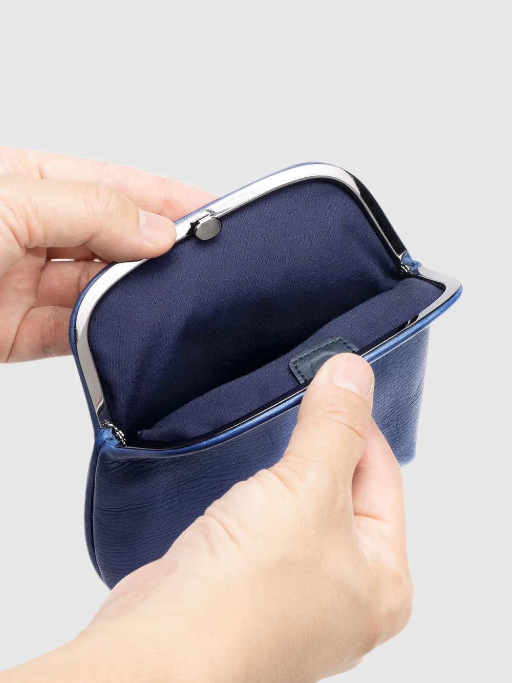 Indigo Gamaguchi Pouch