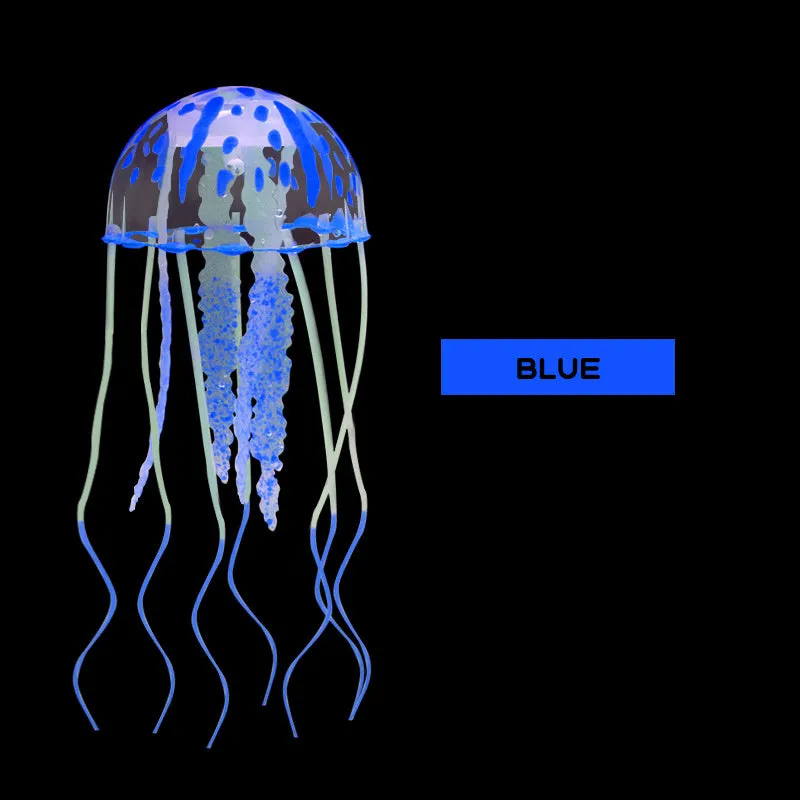 Luminous Jellyfish Stunning Aquarium Ornament with Glowing Swim Effect