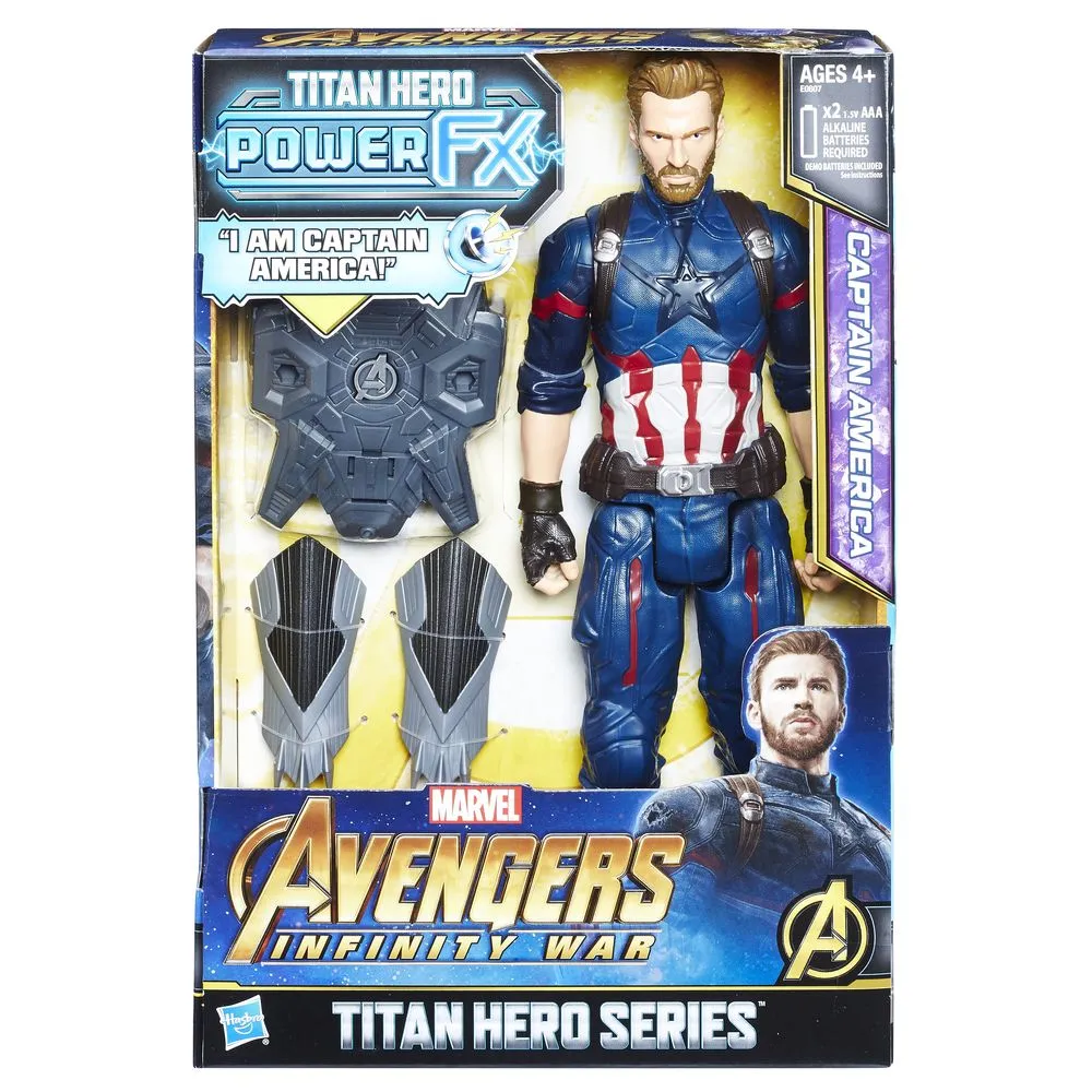 Marvel Avengers Infinity War 12 Inch 30cm Titan Hero Series Power Fx Figure Captain America