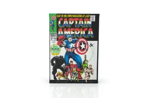 Marvel Comics Captain America #100 Comic Book Canvas Art Poster | 9 x 5 Inches