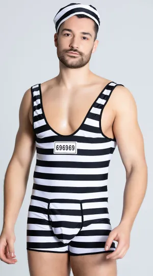 Men's Hard Time Lingerie Costume