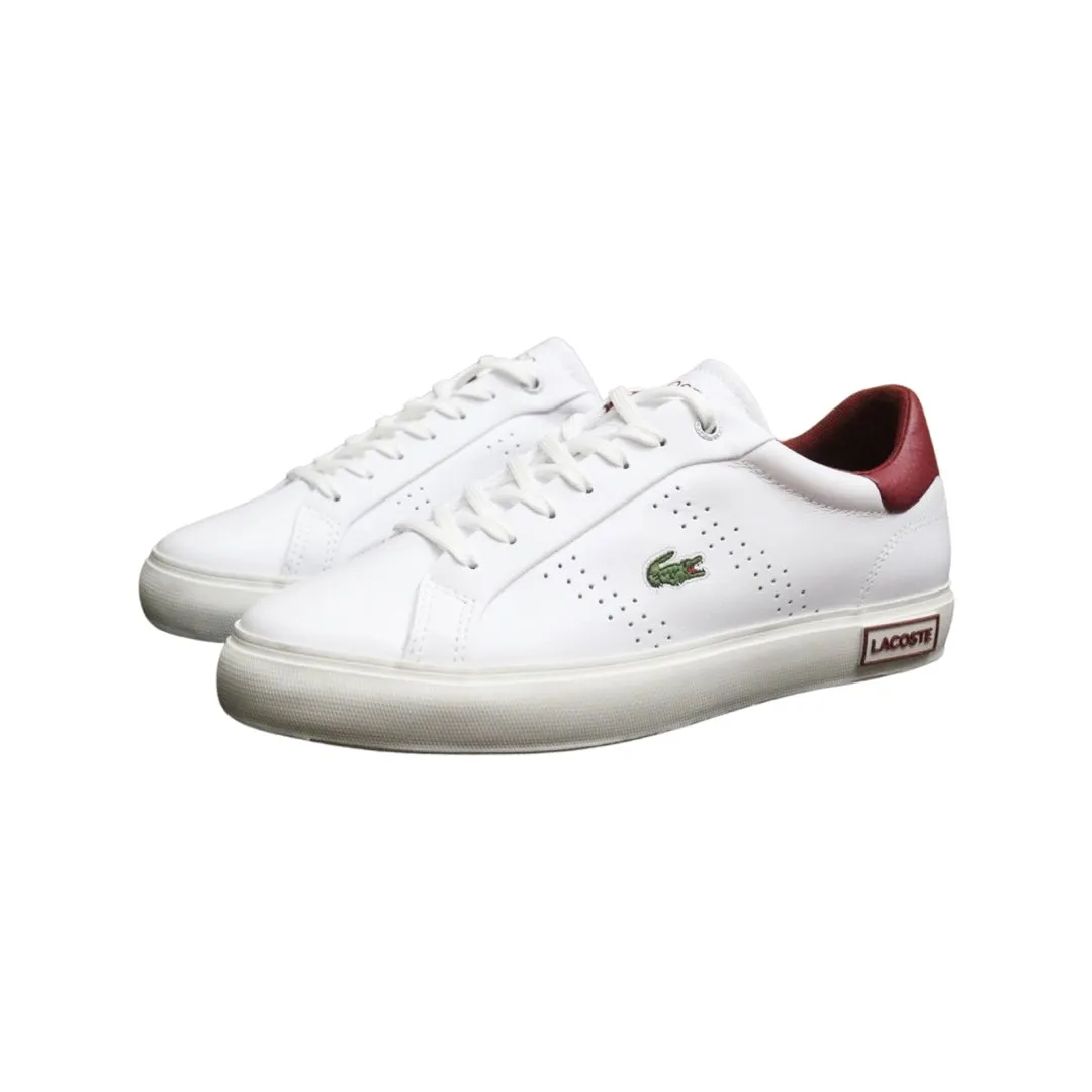 Men's Lacoste Powercourt 123 White Red