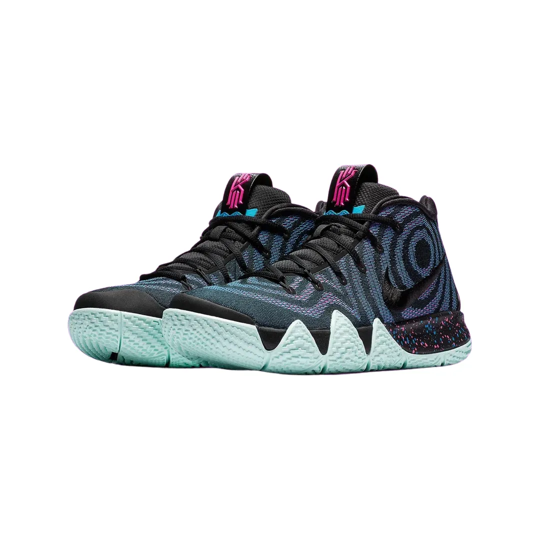 Nike Kyrie 4 80s Decade Pack Black Black Laser Fuchsia