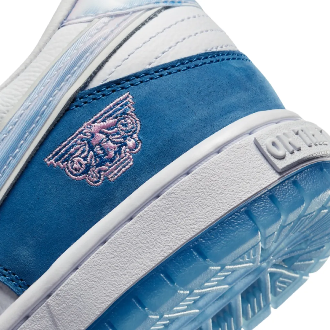 Nike SB Dunk Low Born X Raised One Block At A Time Deep Royal Blue White