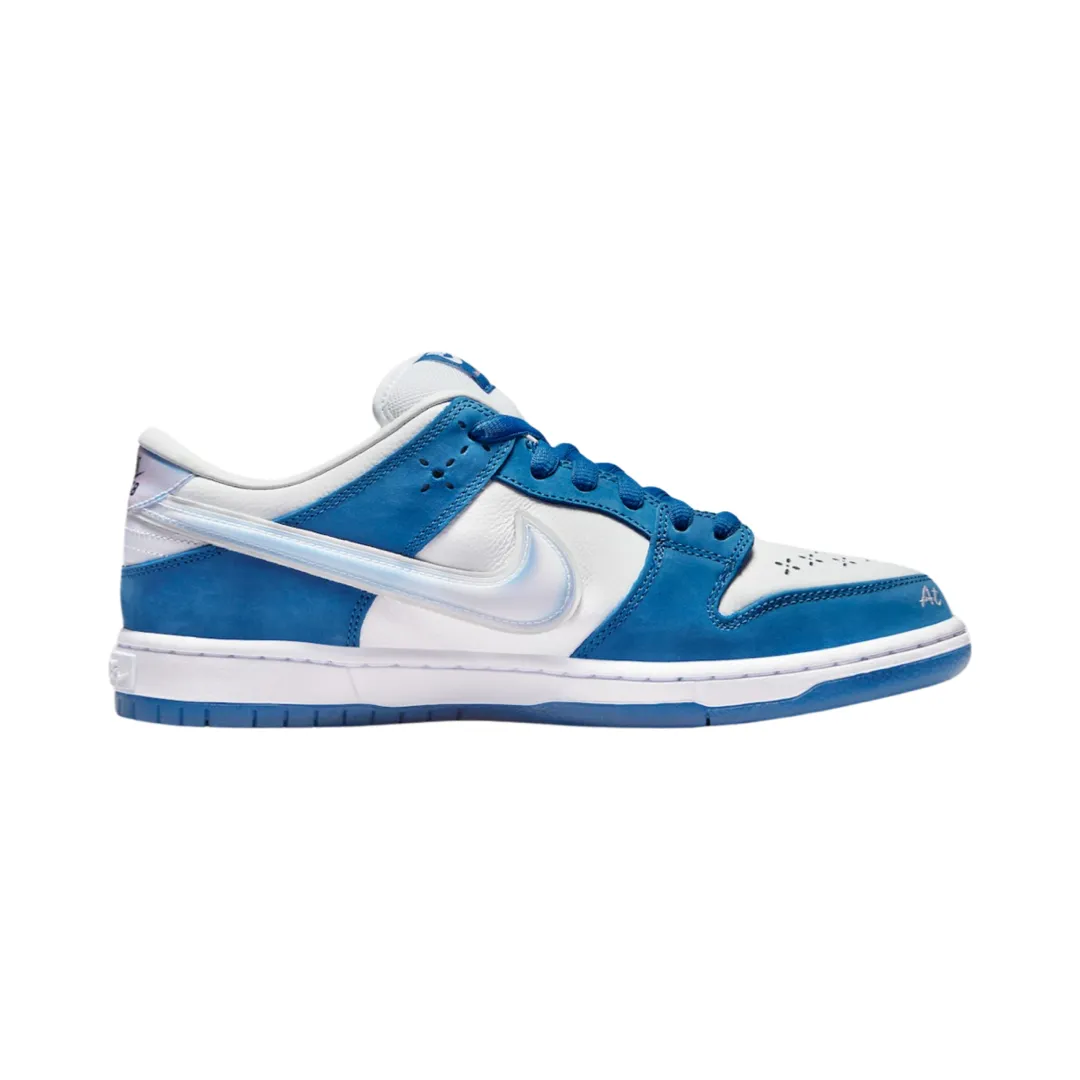 Nike SB Dunk Low Born X Raised One Block At A Time Deep Royal Blue White