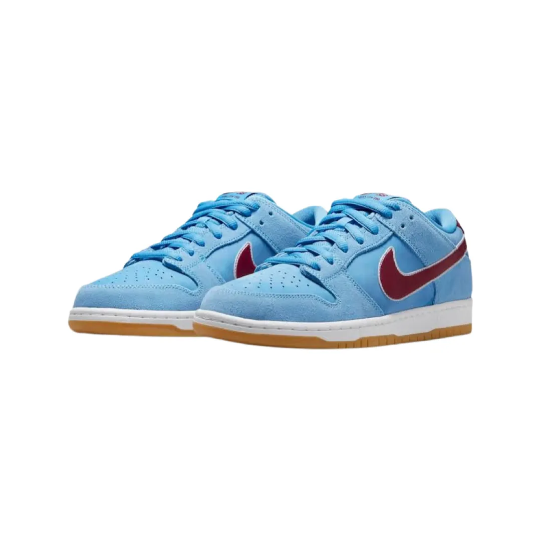 Nike SB Dunk Low Philadelphia Phillies Valor Blue Team Maroon White Gum