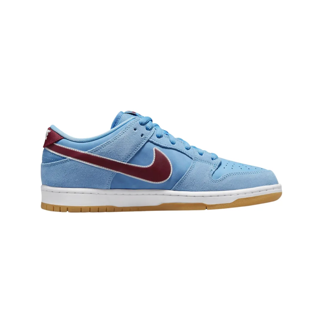 Nike SB Dunk Low Philadelphia Phillies Valor Blue Team Maroon White Gum