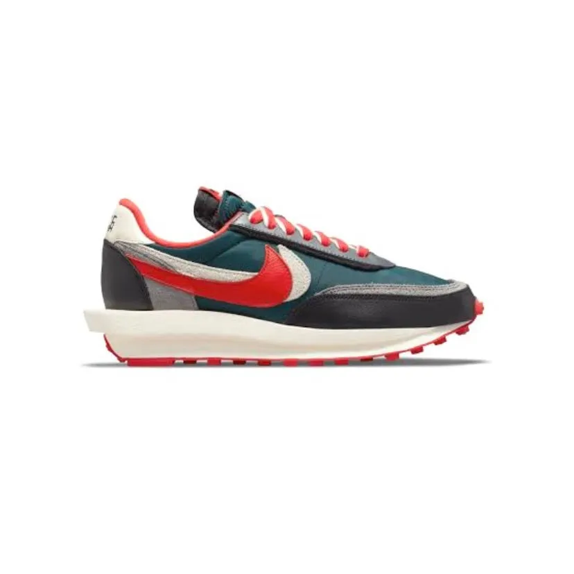 Nike x Sacai x Undercover LD Waffle Midnight Spruce University Red