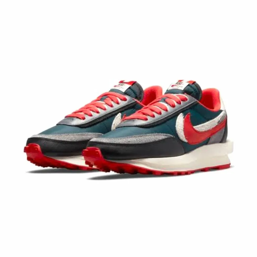 Nike x Sacai x Undercover LD Waffle Midnight Spruce University Red