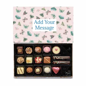 Personalised Chocolate Gift Box | 16 Box | Butterflies