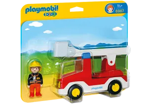 Playmobil 1.2.3 Ladder Unit Fire Truck