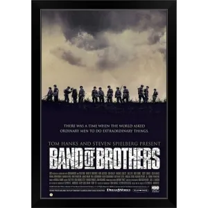 "Band of Brothers (2001)" Black Framed Print