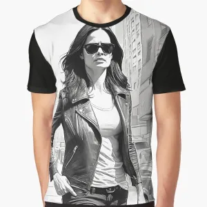 "Jessica Jones" Inspired Graphic T-Shirt | Marvel Comic-Inspired Tee