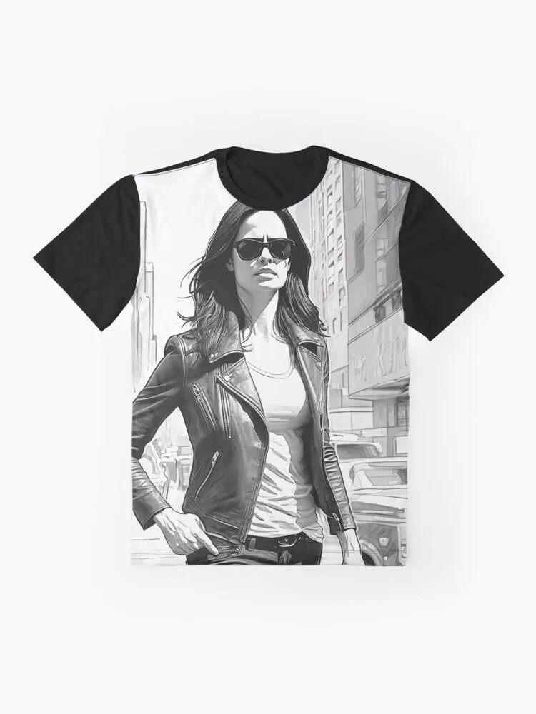 "Jessica Jones" Inspired Graphic T-Shirt | Marvel Comic-Inspired Tee