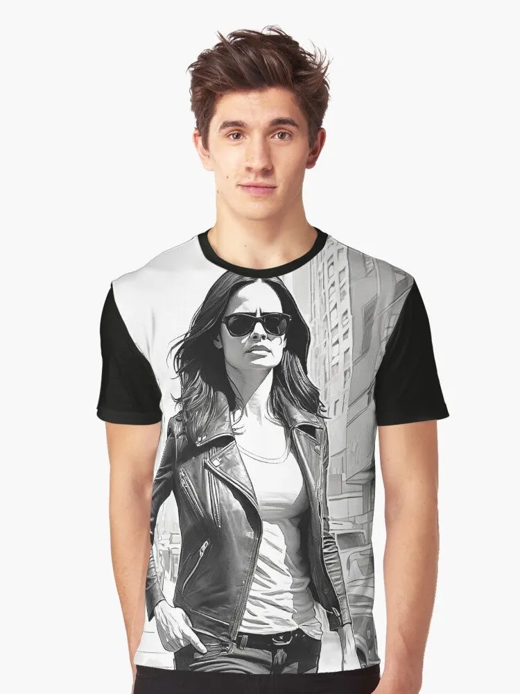 "Jessica Jones" Inspired Graphic T-Shirt | Marvel Comic-Inspired Tee