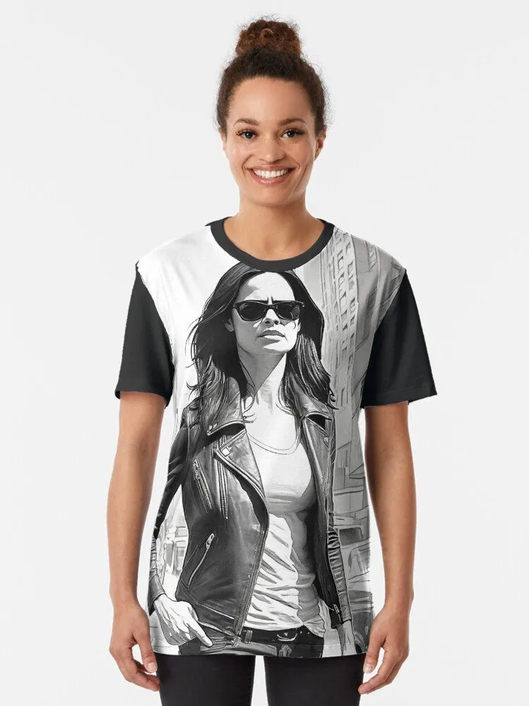 "Jessica Jones" Inspired Graphic T-Shirt | Marvel Comic-Inspired Tee