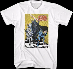 Retro Galactic Empire Comic Book Star Wars T-Shirt