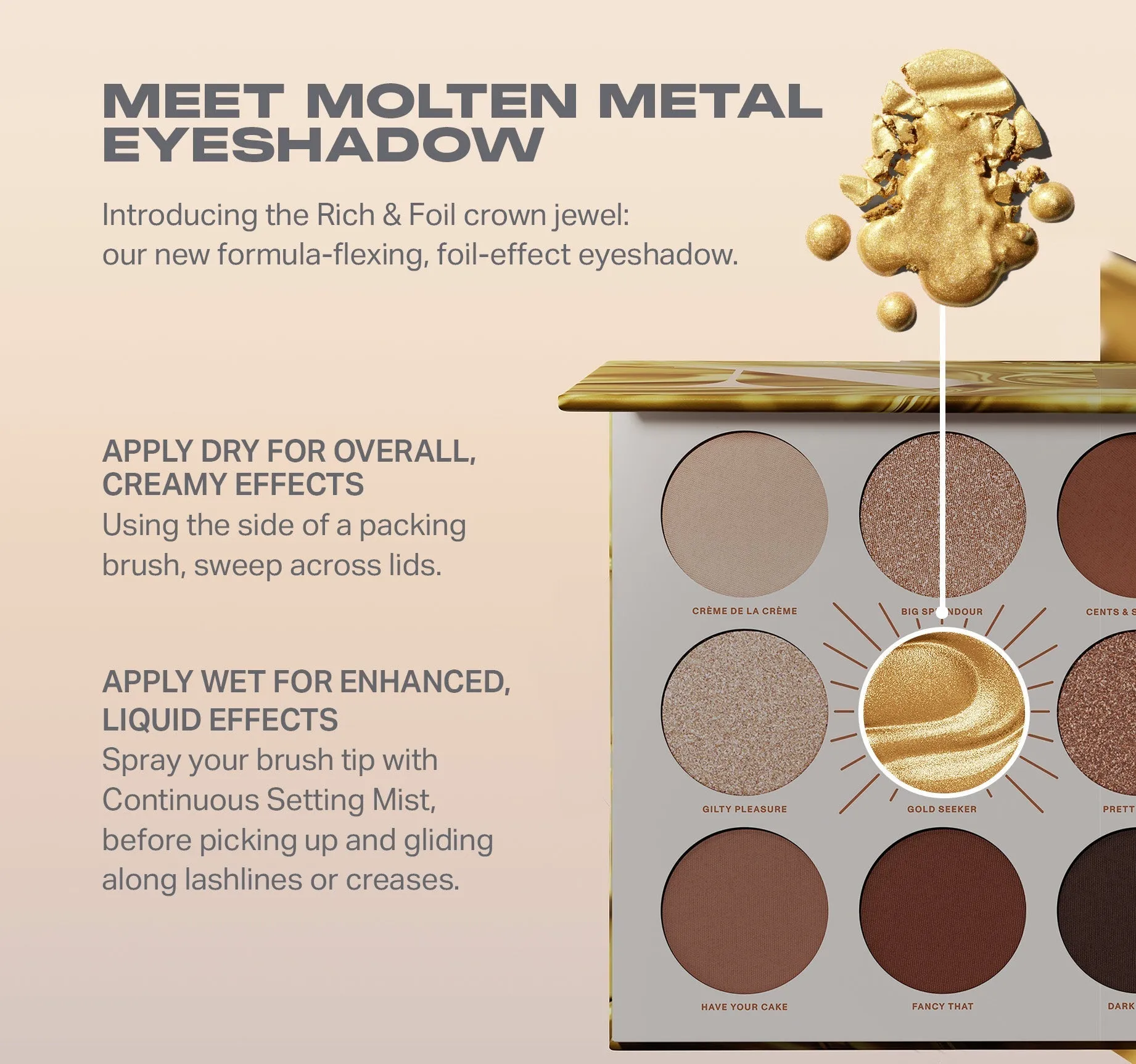 Rich & Foiled Artistry Palette -  Gold Seeker