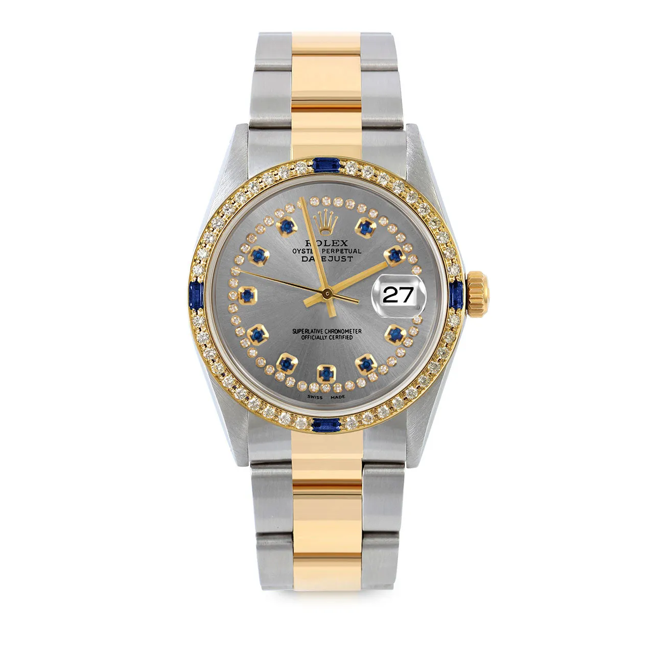 Rolex Datejust 36mm | 16013-SLT-STRS-4SPH-OYS