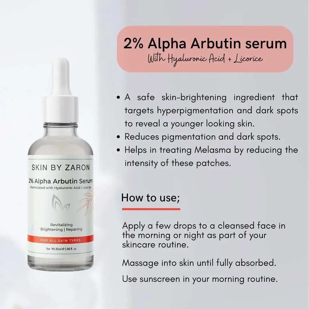 Skin By Zaron Alpha Arbutin Serum