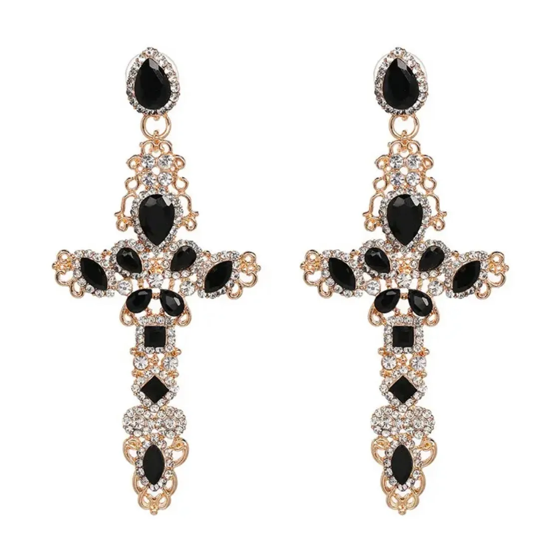 Sovereign Cross Earring Collection - 8 STYLES!