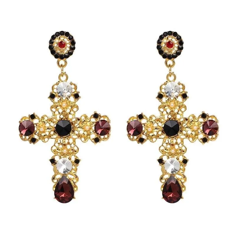 Sovereign Cross Earring Collection - 8 STYLES!