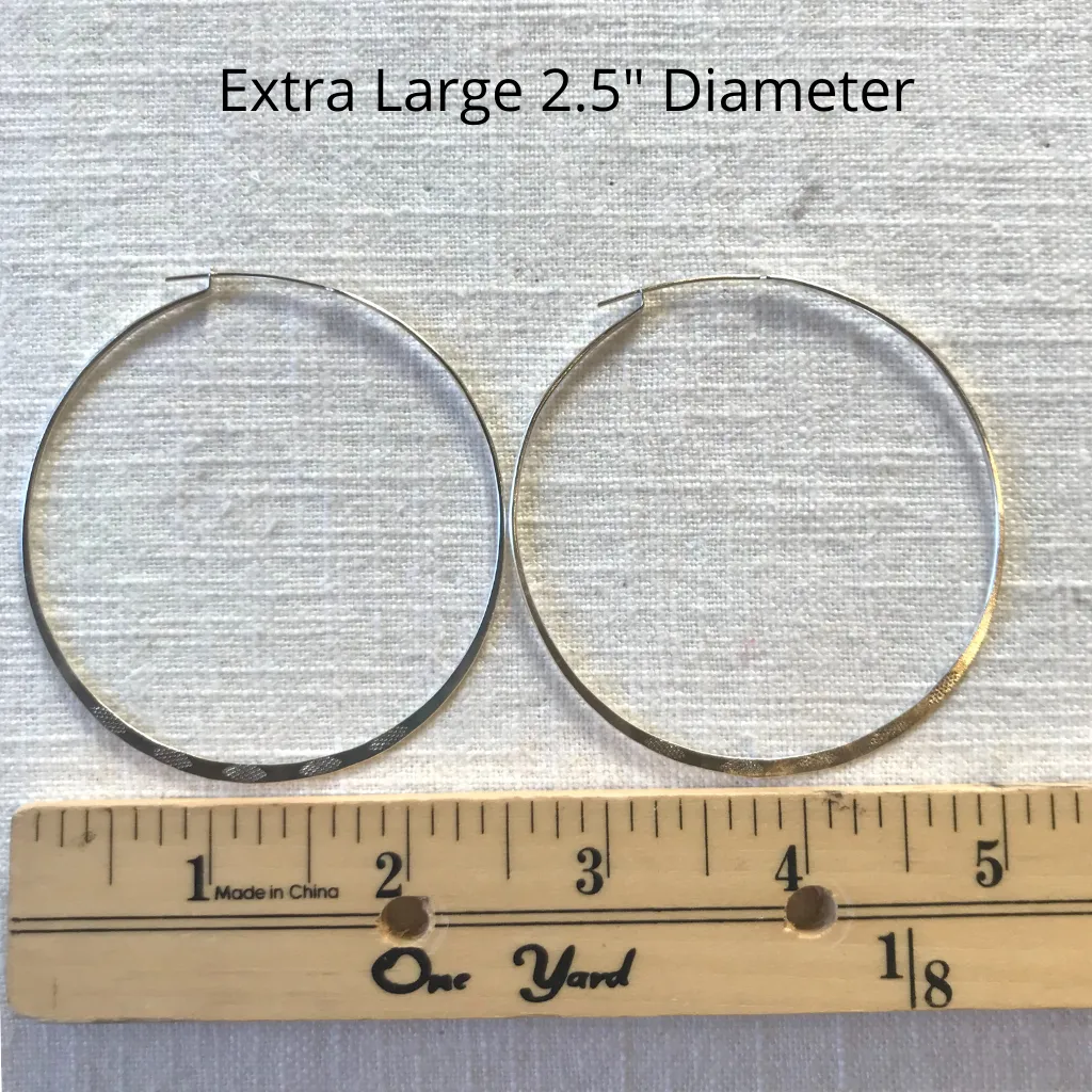 Standard Issue Hoop Earrings - Silver