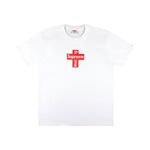 Supreme Cross Box Tee White Red