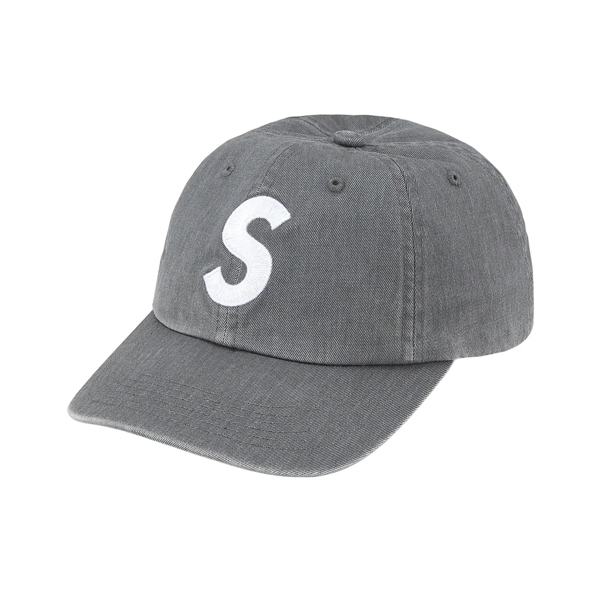 Supreme Pigment Print S Logo 6-Panel Grey