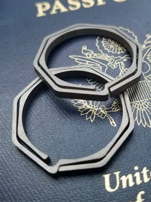 The Titan - Titanium Keyring