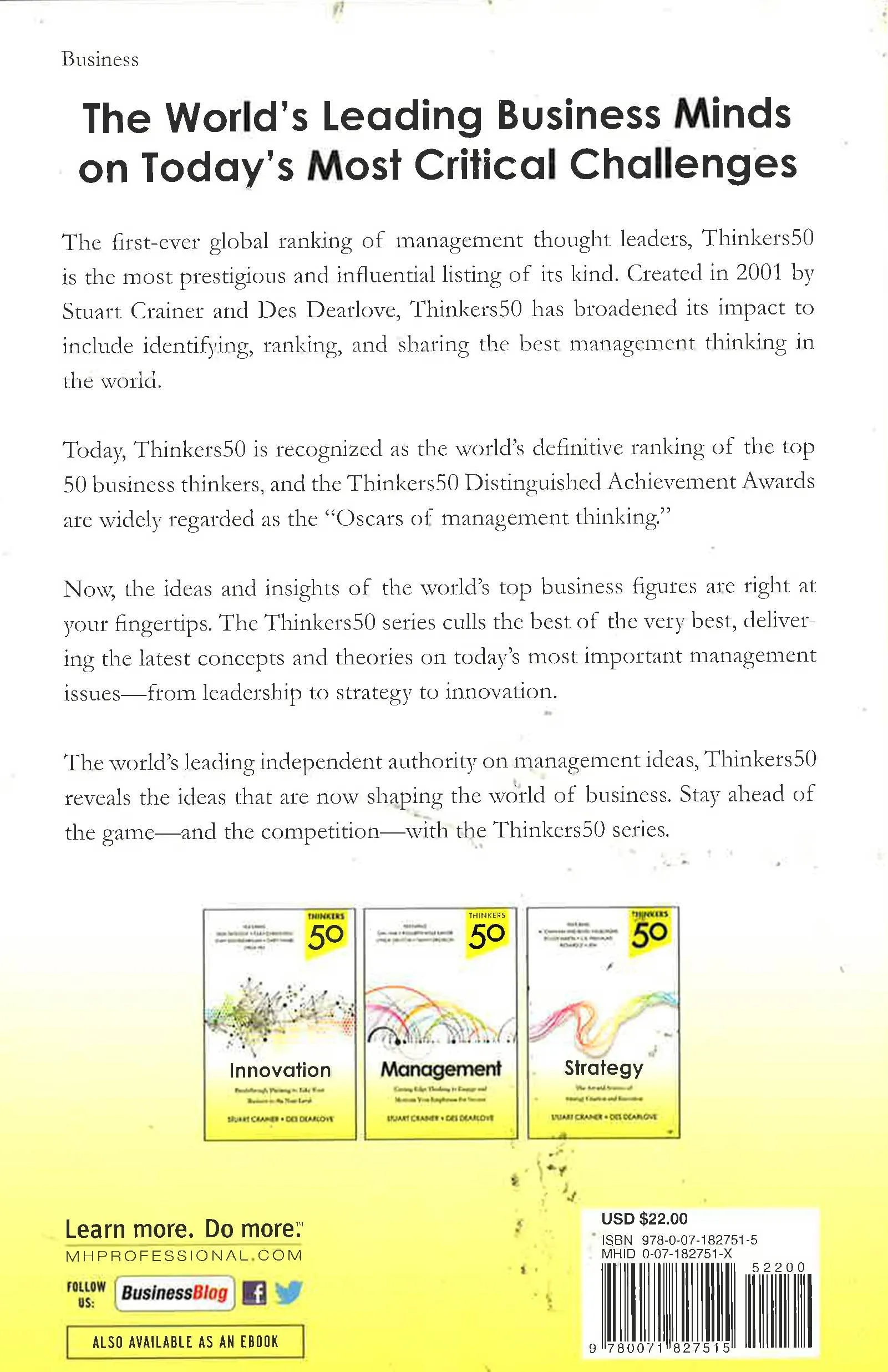 *Thinkers 50 Leadership: Organizational Success Thro