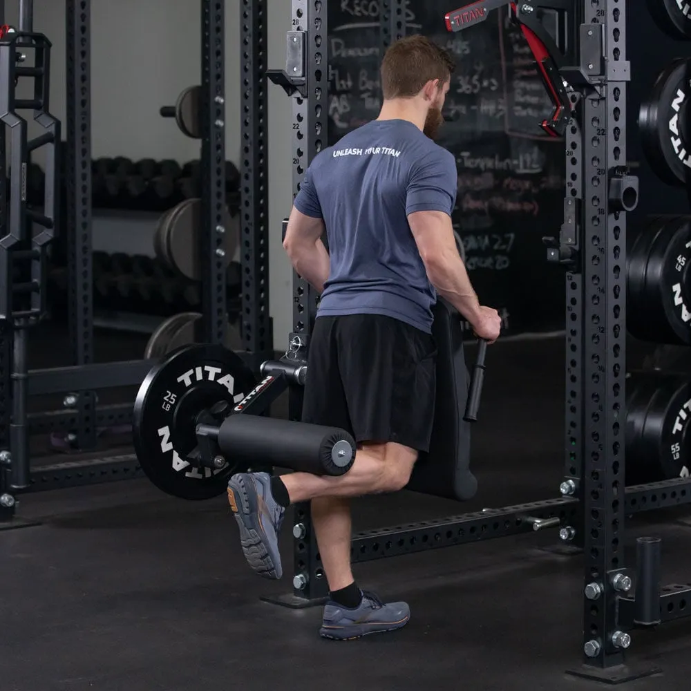 TITAN Series Rack Mounted Leg Curl and Extension