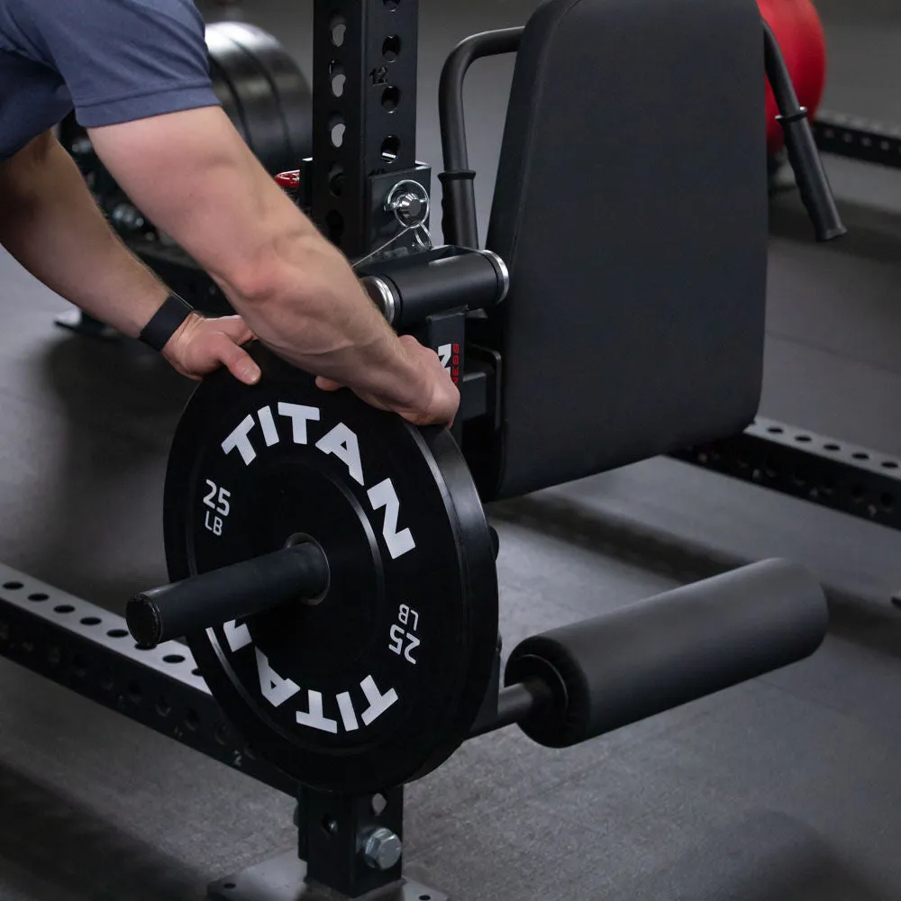 TITAN Series Rack Mounted Leg Curl and Extension