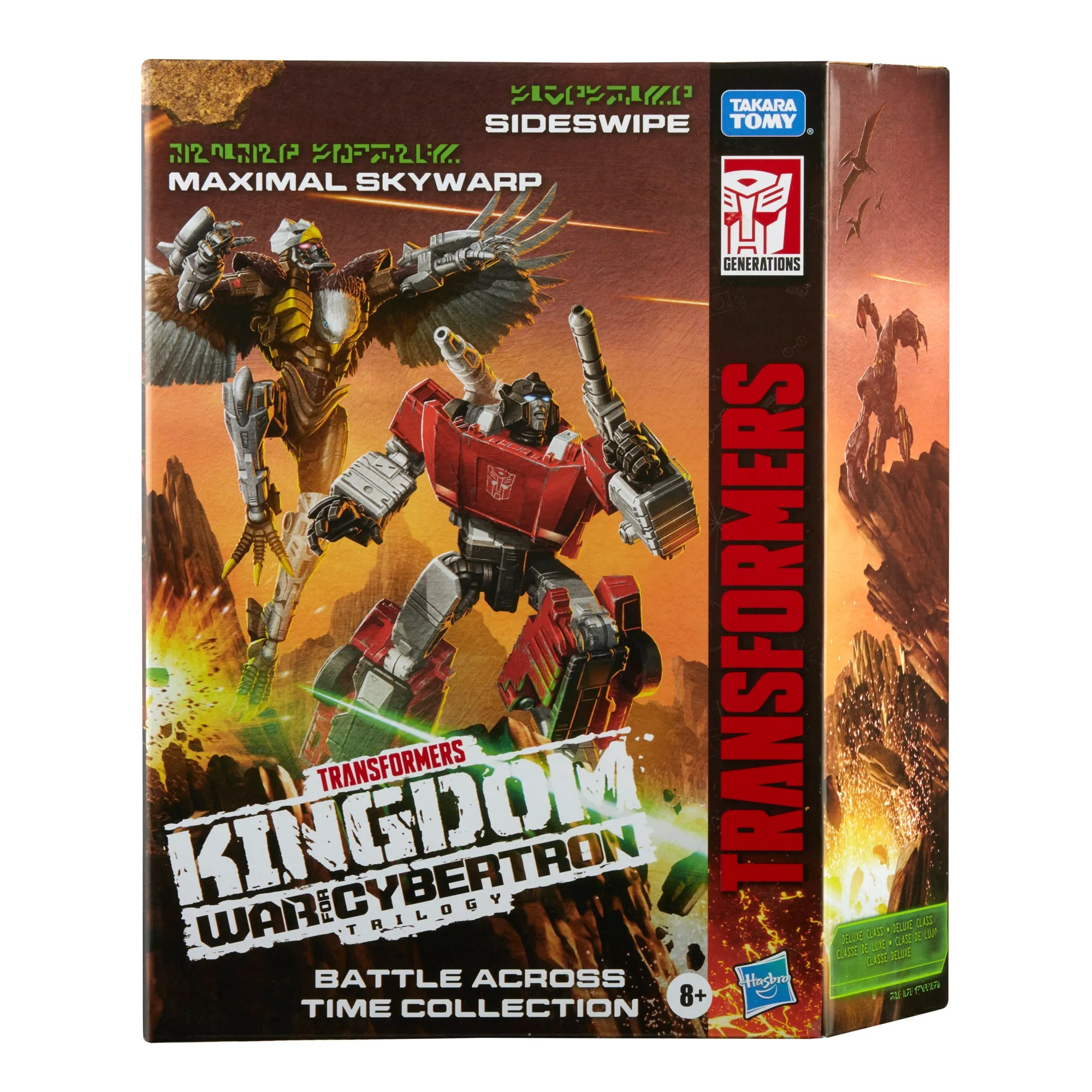 Transformers Generations War for Cybertron: Kingdom Battle Across Time Collection Deluxe WFC-K42 Sideswipe & Maximal Skywarp