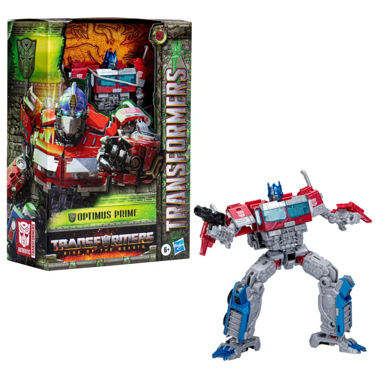 Transformers Rise of The Beasts Voyager Class 6-Inch Optimus Prime Action Figure for Kids Ages 6 Years and Up