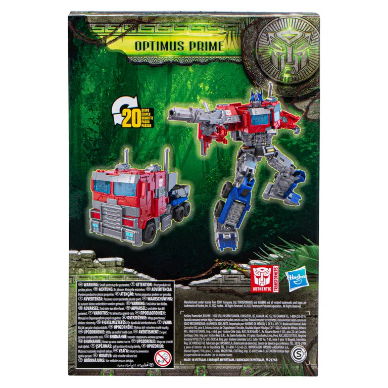 Transformers Rise of The Beasts Voyager Class 6-Inch Optimus Prime Action Figure for Kids Ages 6 Years and Up