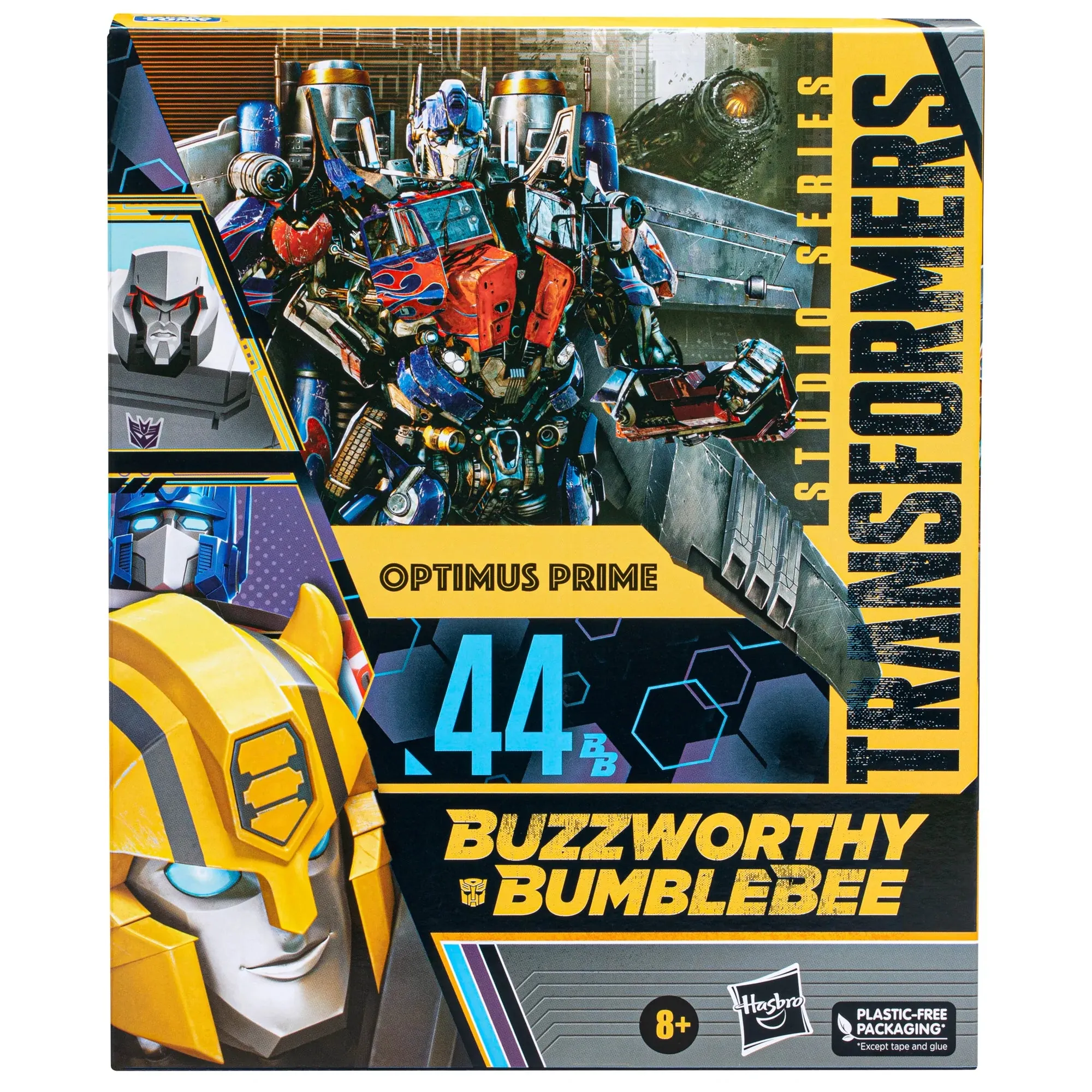 Transformers Studio Series Buzzworthy Bumblebee #44BB Optimus Prime Action Figure