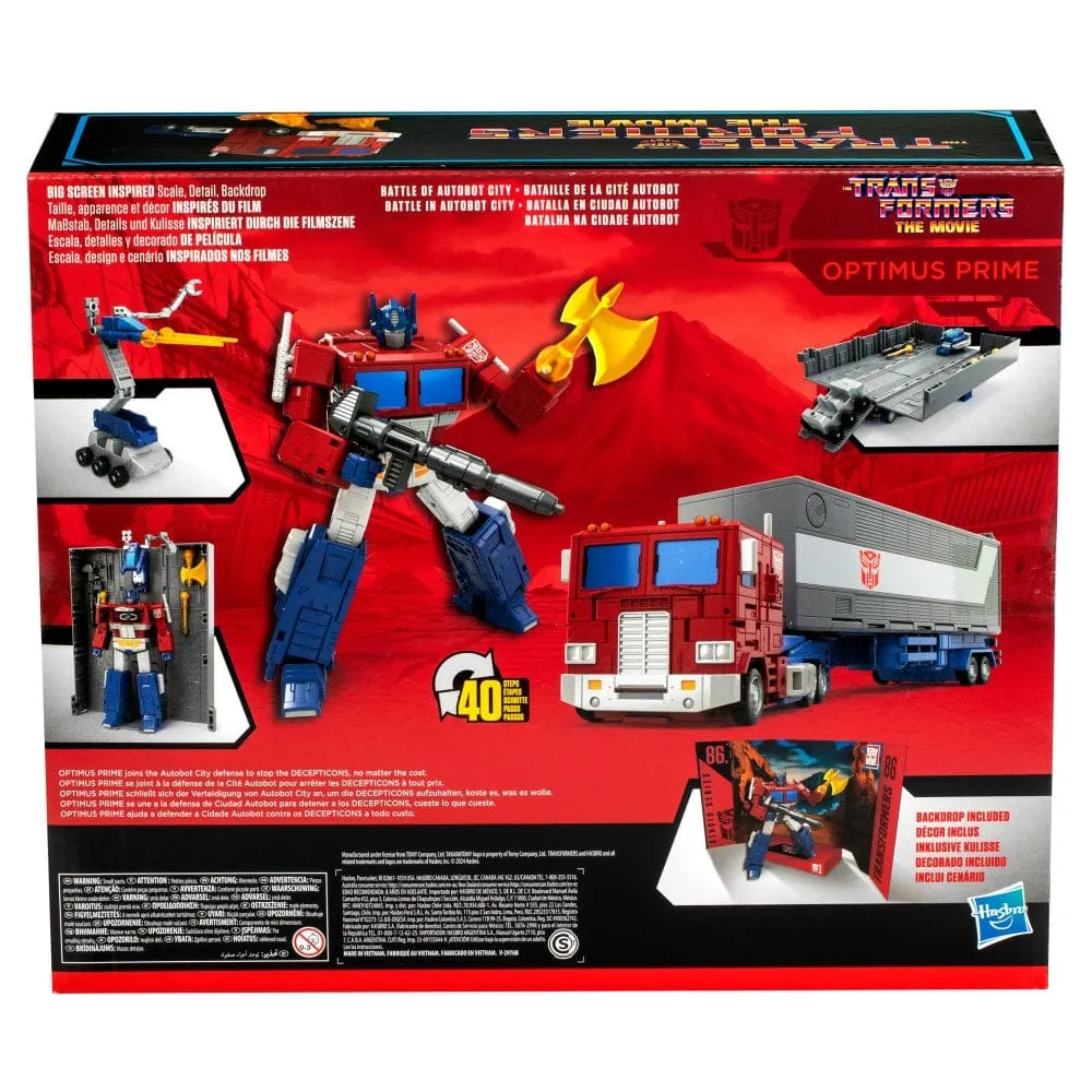 Transformers Studio Series Commander Class The Transformers: The Movie 86-31 Optimus Prime