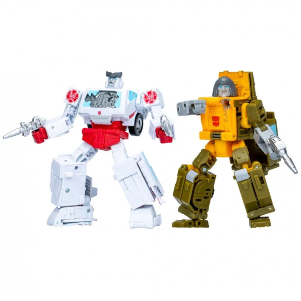 Transformers Studio Series Deluxe: The Transformers: The Movie Brawn & Autobot Ratchet Action Figures