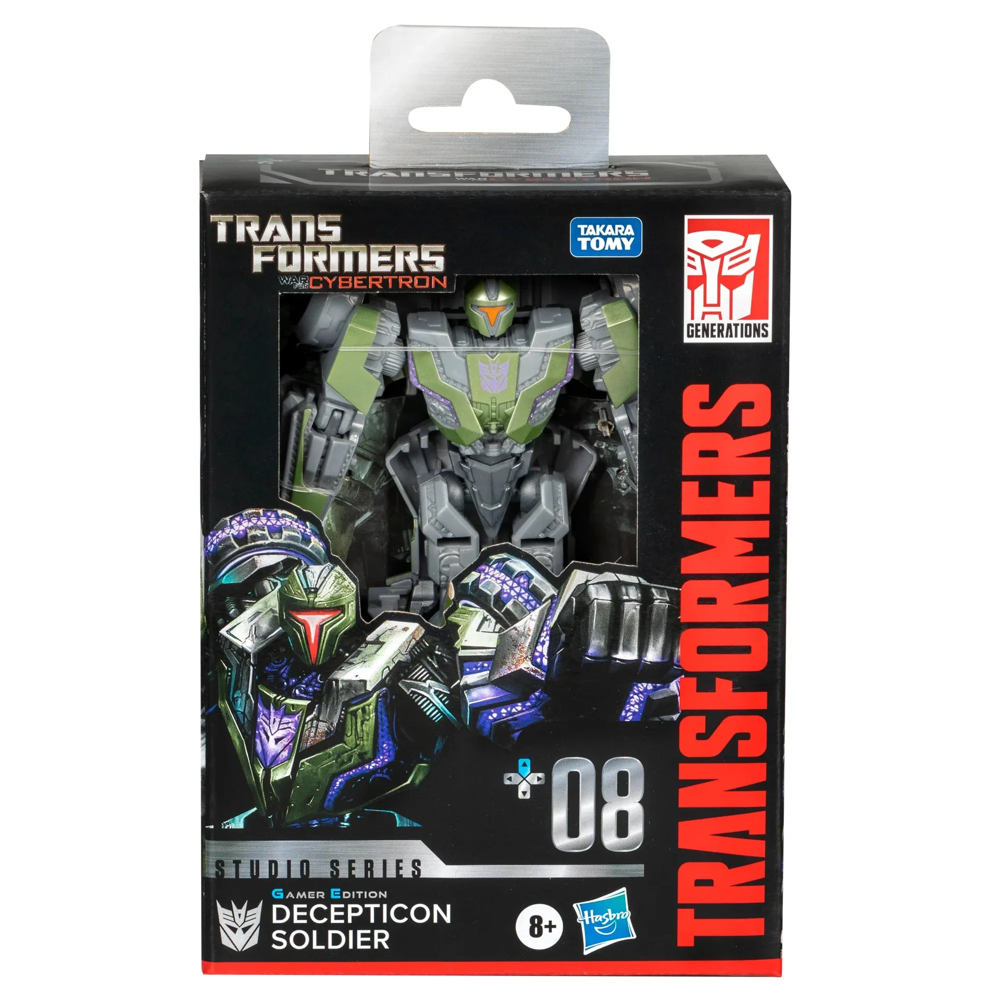 Transformers: Studio Series Gamer Edition #08 - Deluxe Decepticon Soldier Action Figure (F8763)