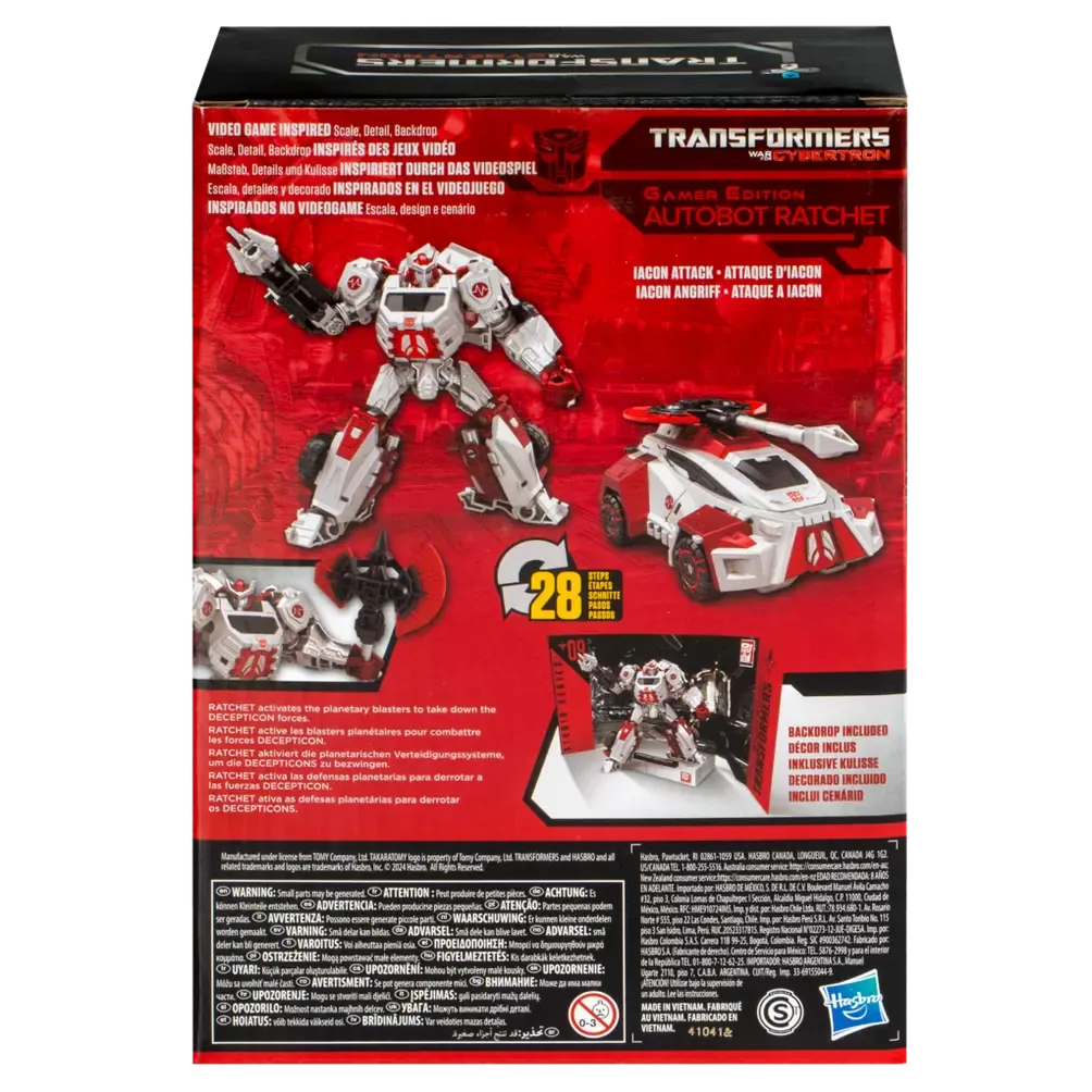 Transformers: Studio Series Gamer Edition #09 - Voyager WFC Ratchet Action Figure (F8770)