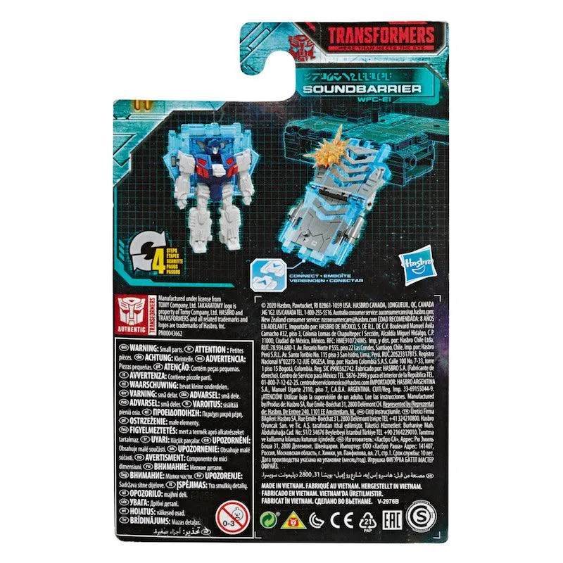 Transformers Toys Generations War for Cybertron: Earthrise Battle Masters WFC-E1 Soundbarrier Action Figure